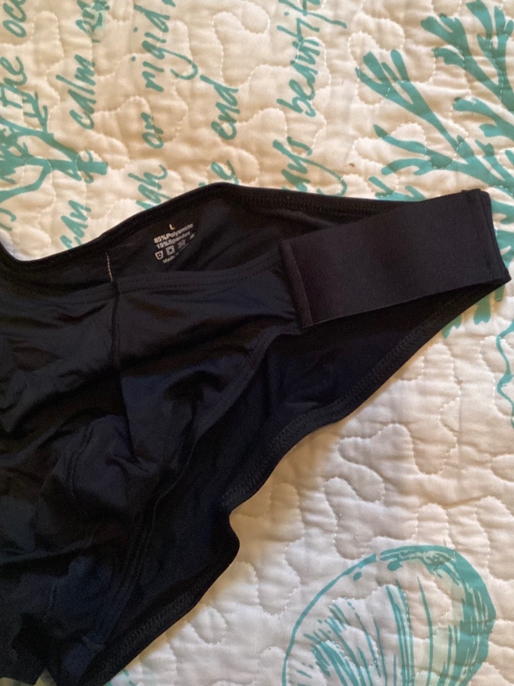Sexy black briefs , large, NWOT - Picture 4 of 7